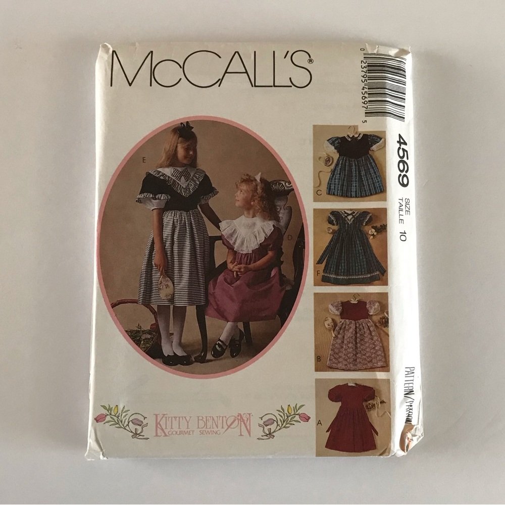 🧵3for12🧵 VTG McCall’s Pattern 4569 Child’s Dress